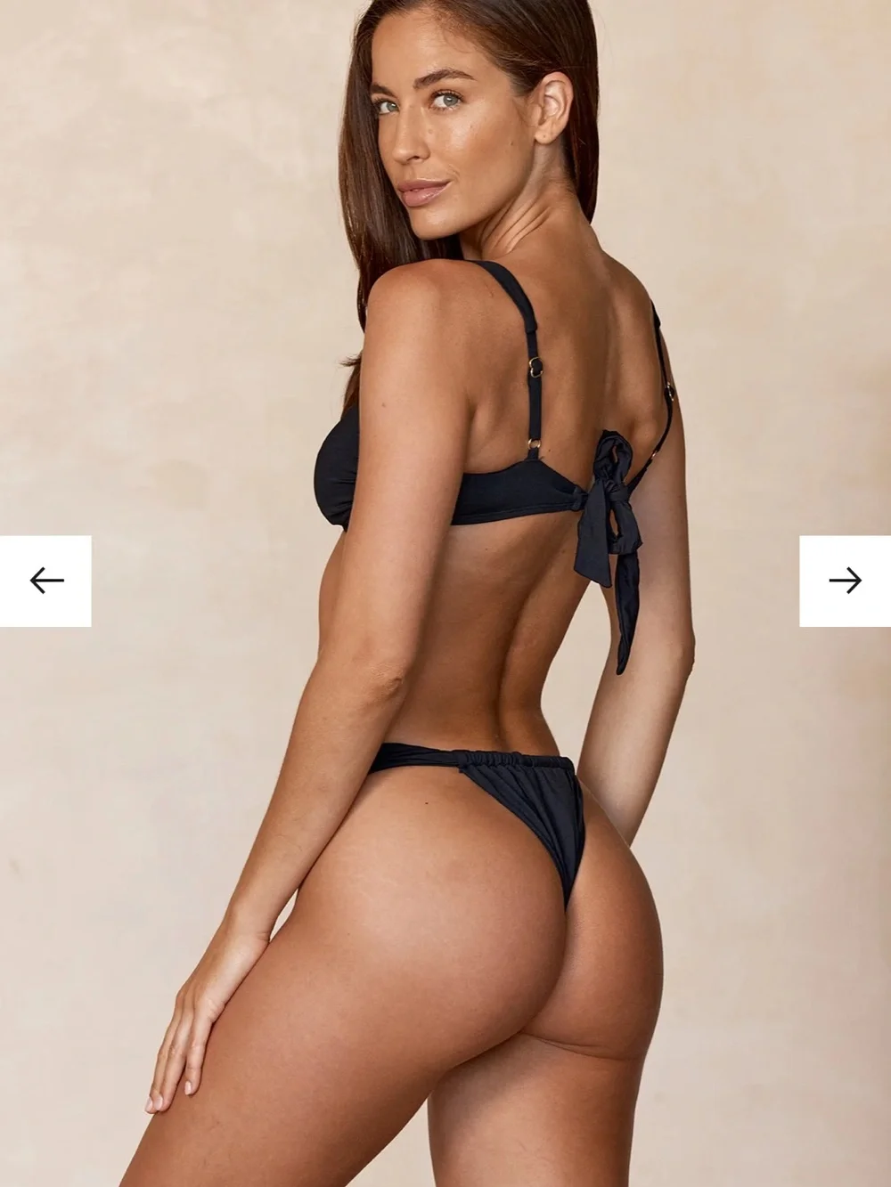 Monday Swimwear Malta Bikini Bottom in “Capri Wave” Small